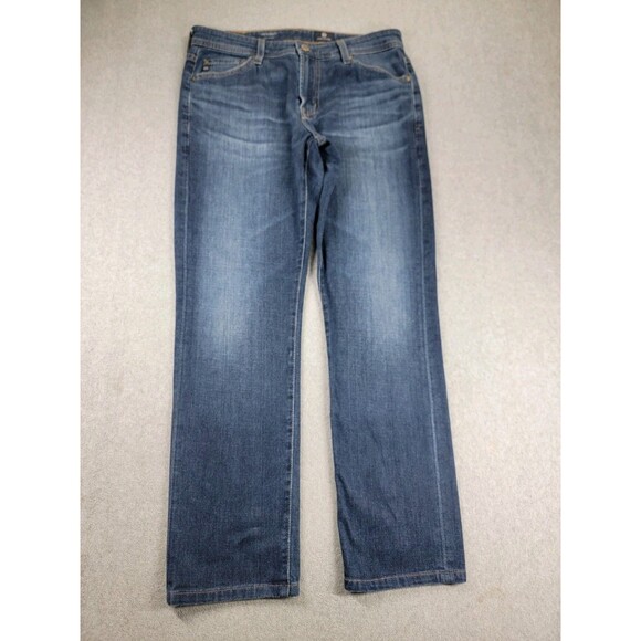 Adriano Goldschmied Jeans Mens 30x32 (32x30) Slim Straight Everett Blue Preppy - Picture 1 of 14